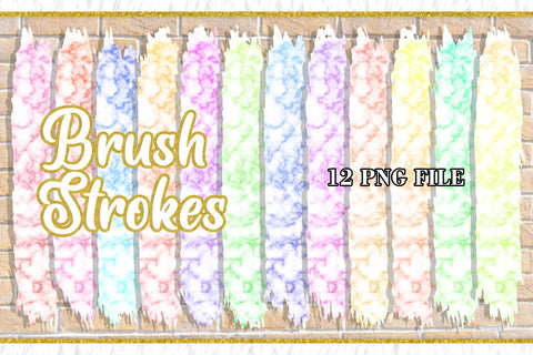 Sublimation Brush Strokes PNG, Sublimation artnoy 