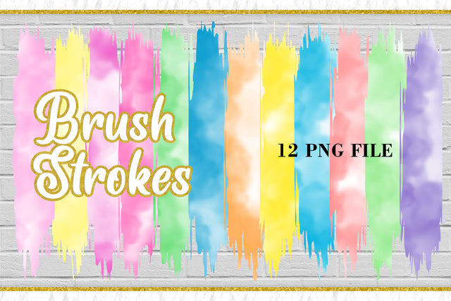 Sublimation Brush Strokes PNG, Sublimation artnoy 