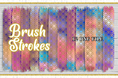 Sublimation Brush Strokes PNG, Sublimation artnoy 