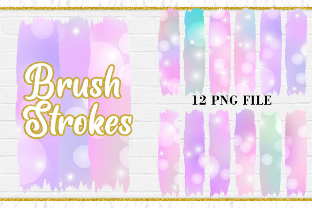 Sublimation Brush Strokes PNG, unicorn color bokeh Sublimation artnoy 