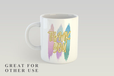 Sublimation Brush Strokes PNG, unicorn color, dot pattern Sublimation artnoy 