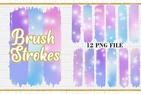 Sublimation Brush Strokes PNG, Unicorn Color sparkle background Sublimation artnoy 