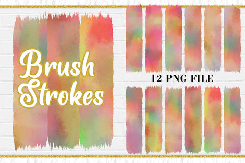 Sublimation Brush Strokes PNG, Watercolor background Sublimation artnoy 