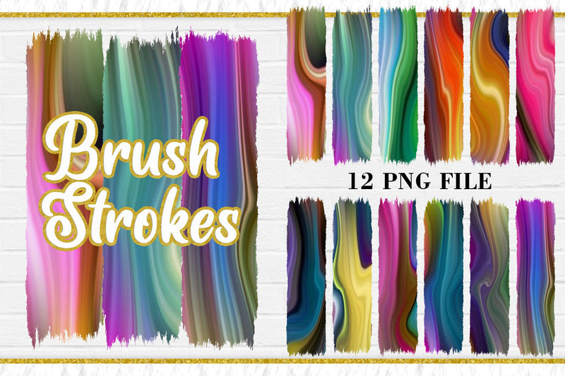 Sublimation Brush Strokes PNG, Wave texture background Sublimation artnoy 