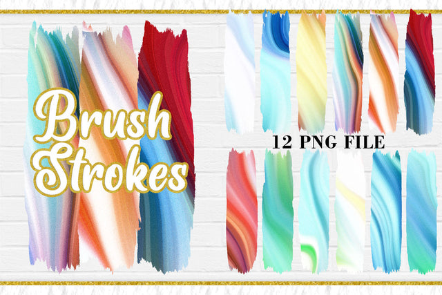Sublimation Brush Strokes PNG, wave texture grain Sublimation artnoy 