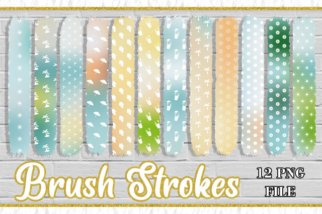 Sublimation Brush Strokes, Sublimation artnoy 