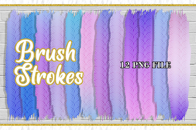 Sublimation Brush Strokes, Sublimation artnoy 