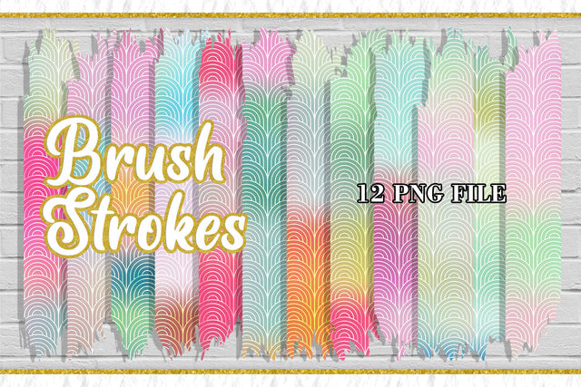 Sublimation Brush Strokes, Sublimation artnoy 