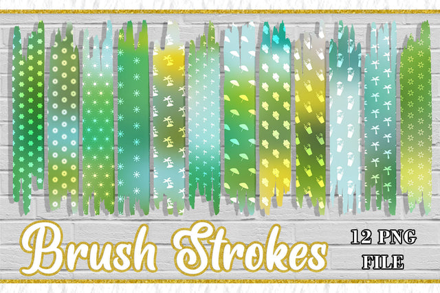 Sublimation Brush Strokes, Sublimation artnoy 