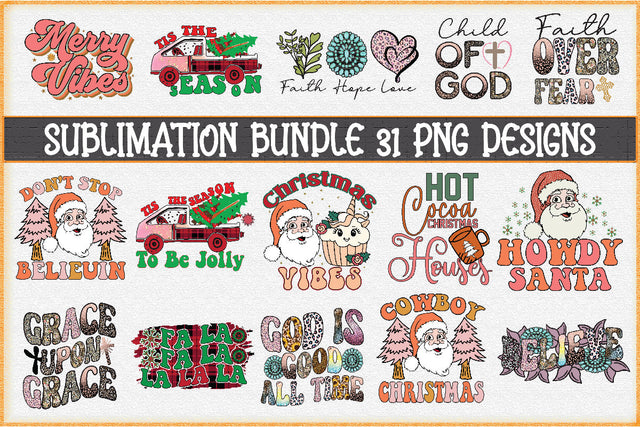 Sublimation Bundle 31 Png Designs Sublimation Creativeart88 