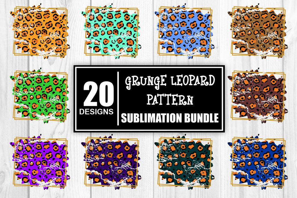 Sublimation Bundle Leopard Print Sublimation Background Leopard Print ...