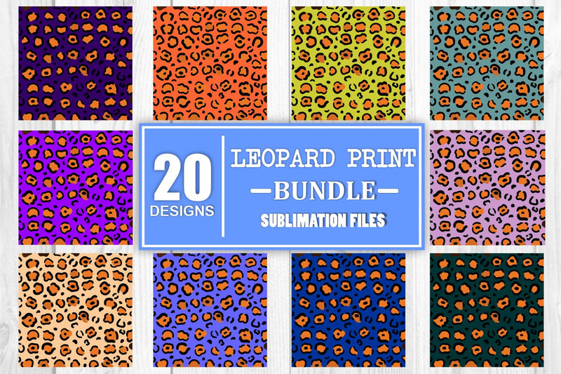 Sublimation Bundle Leopard Print Sublimation Background Leopard Print Sublimation Bundle Leopard Print Sublimation Pattern Sublimation Print Sublimation Whistlepig Designs 