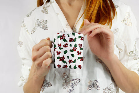 Sublimation Christmas Holly Mug Wrap Sublimation Digital Honeybee 