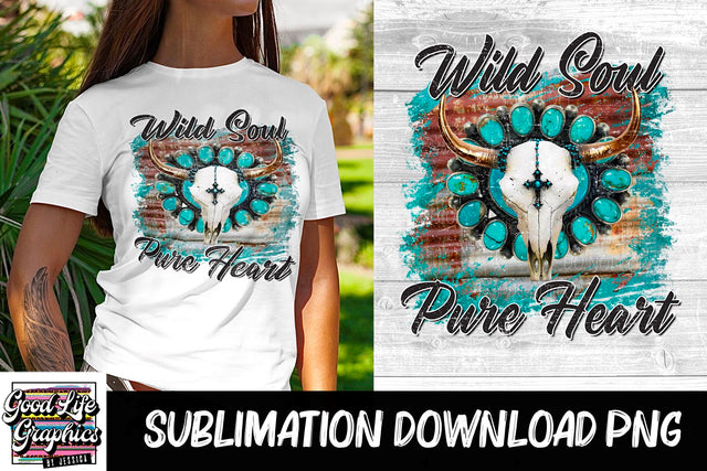 Sublimation design-western turquoise Sublimation Good Life Graphics By Jessica 