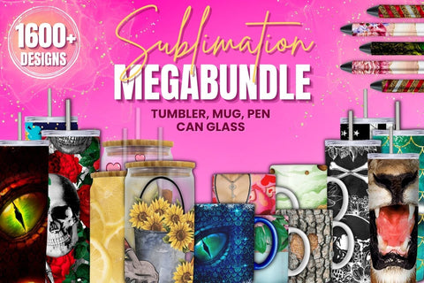 Sublimation Megabundle | Tumbler | Mug | Can Glass | Pen SVG SvgOcean 