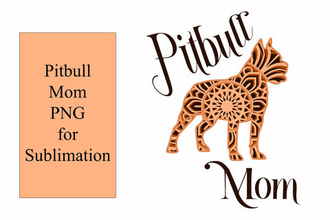 Sublimation Pitbull Mom PNG Tshirt Graphics Sublimation Digital Honeybee 