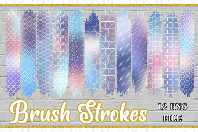 Sublimation PNG Brush Strokes, Sublimation artnoy 