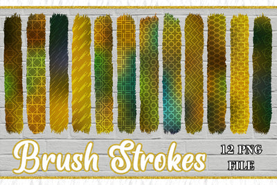 Sublimation PNG Brush Strokes, Sublimation artnoy 
