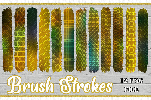 Sublimation PNG Brush Strokes, Sublimation artnoy 