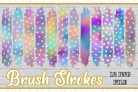 Sublimation PNG Brush Strokes, Sublimation artnoy 