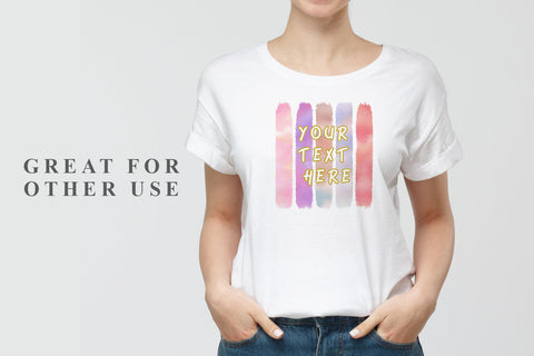 Sublimation PNG Brush Strokes, Sublimation artnoy 
