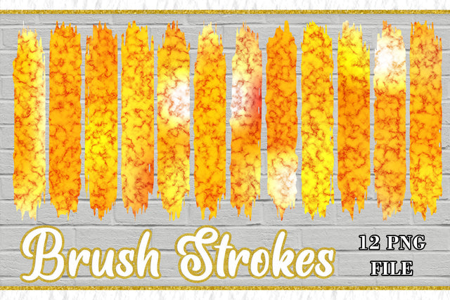 Sublimation PNG Brush Strokes, Sublimation artnoy 