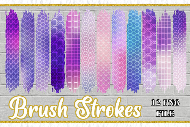 Sublimation PNG Brush Strokes, Sublimation artnoy 