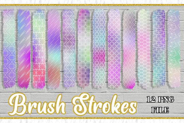 Sublimation PNG Brush Strokes, Sublimation artnoy 