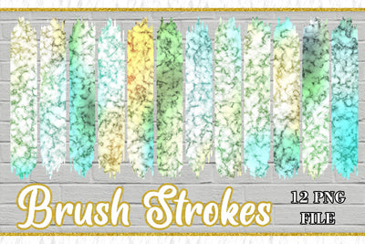 Sublimation PNG Brush Strokes, Sublimation artnoy 
