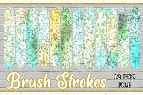 Sublimation PNG Brush Strokes, Sublimation artnoy 