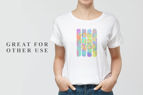 Sublimation PNG Brush Strokes, Sublimation artnoy 