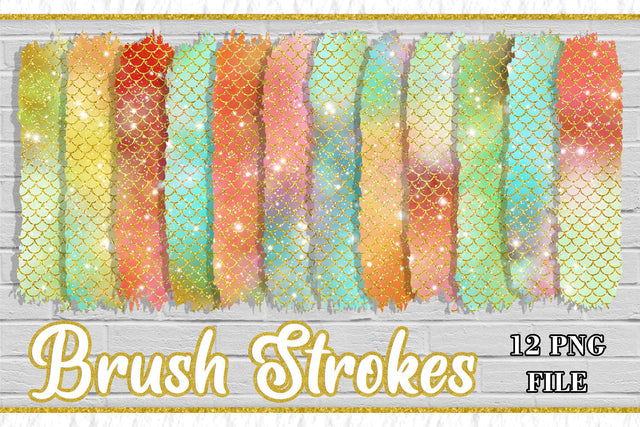 Sublimation PNG Brush Strokes, Sublimation artnoy 