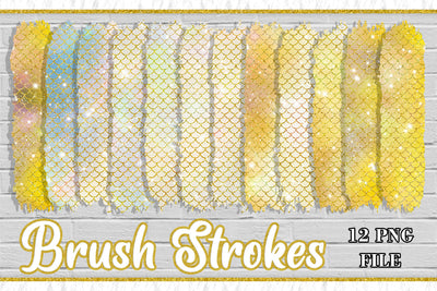 Sublimation PNG Brush Strokes, Sublimation artnoy 