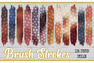 Sublimation PNG Brush Strokes, Sublimation artnoy 