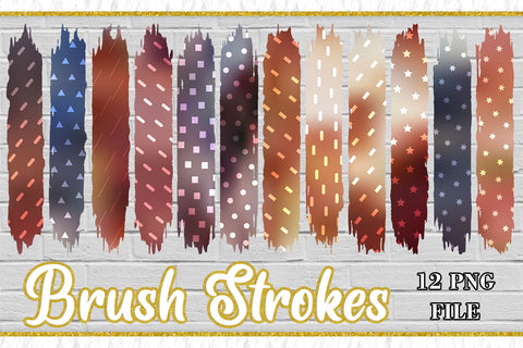 Sublimation PNG Brush Strokes, Sublimation artnoy 