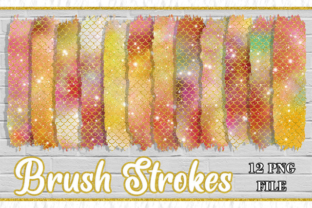 Sublimation PNG Brush Strokes, Sublimation artnoy 