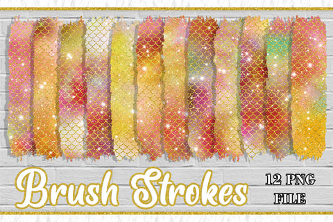 Sublimation PNG Brush Strokes, Sublimation artnoy 