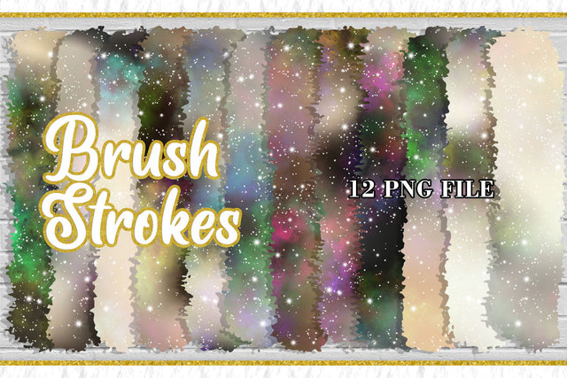 Sublimation PNG Brush Strokes, Sublimation artnoy 