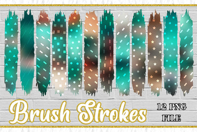 Sublimation PNG Brush Strokes, Sublimation artnoy 
