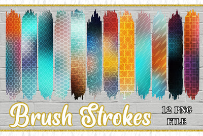 Sublimation PNG Brush Strokes, Sublimation artnoy 