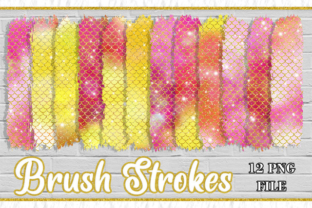 Sublimation PNG Brush Strokes, Sublimation artnoy 