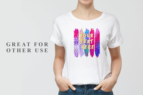 Sublimation PNG Brush Strokes, Sublimation artnoy 