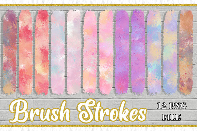 Sublimation PNG Brush Strokes, Sublimation artnoy 
