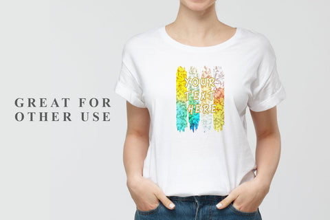 Sublimation PNG Brush Strokes, Sublimation artnoy 