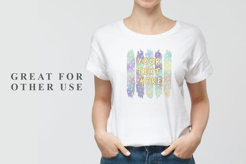 Sublimation PNG Brush Strokes, Sublimation artnoy 