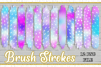 Sublimation PNG Brush Strokes, Sublimation artnoy 