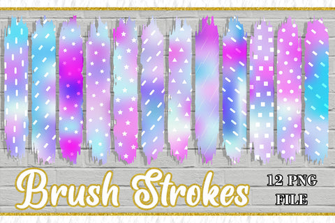 Sublimation PNG Brush Strokes, Sublimation artnoy 