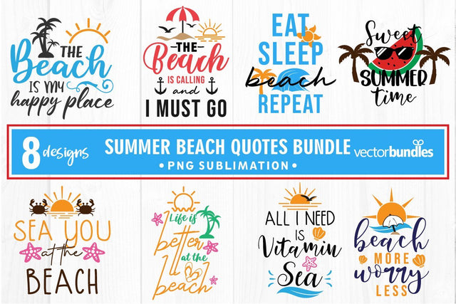 Sublimation summer quotes bundle SVG vectorbundles 