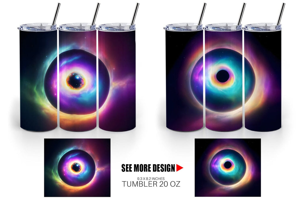 Tumbler Wrap Universe galaxy background - So Fontsy