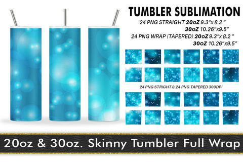 Sublimation tumbler blue bokeh background Sublimation artnoy 